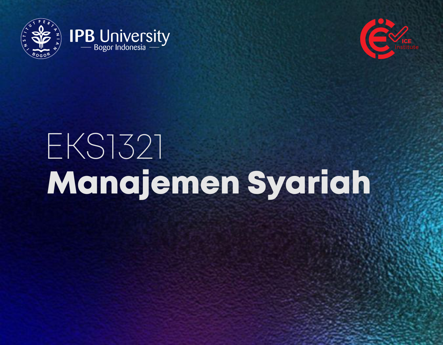 Manajemen Syariah EKS1321