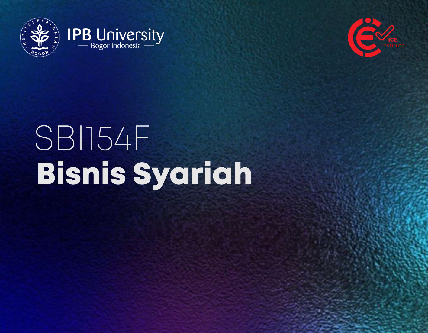 Bisnis Syariah SBI154F