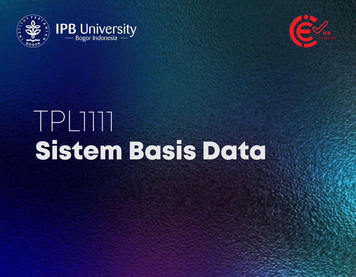 Sistem Basis Data TPL1111