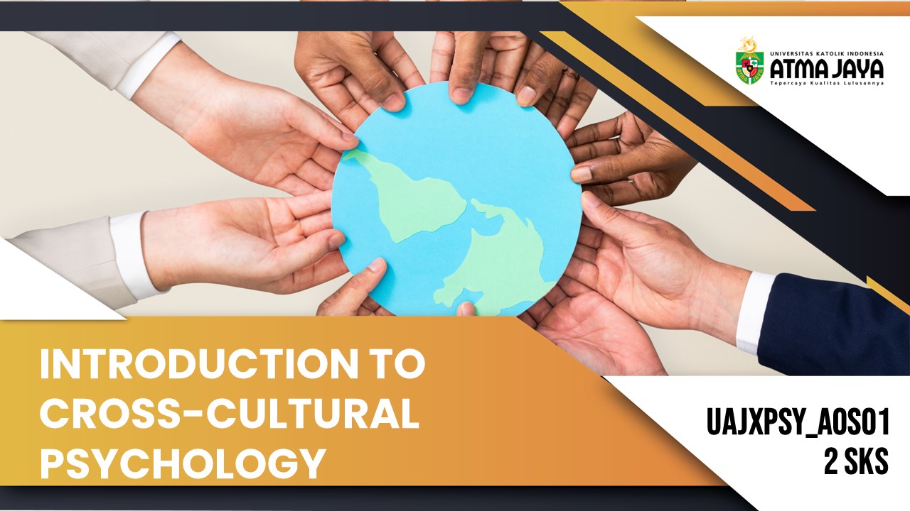 Introduction To Cross-Cultural Psychology - UAJXPSY-AOS01