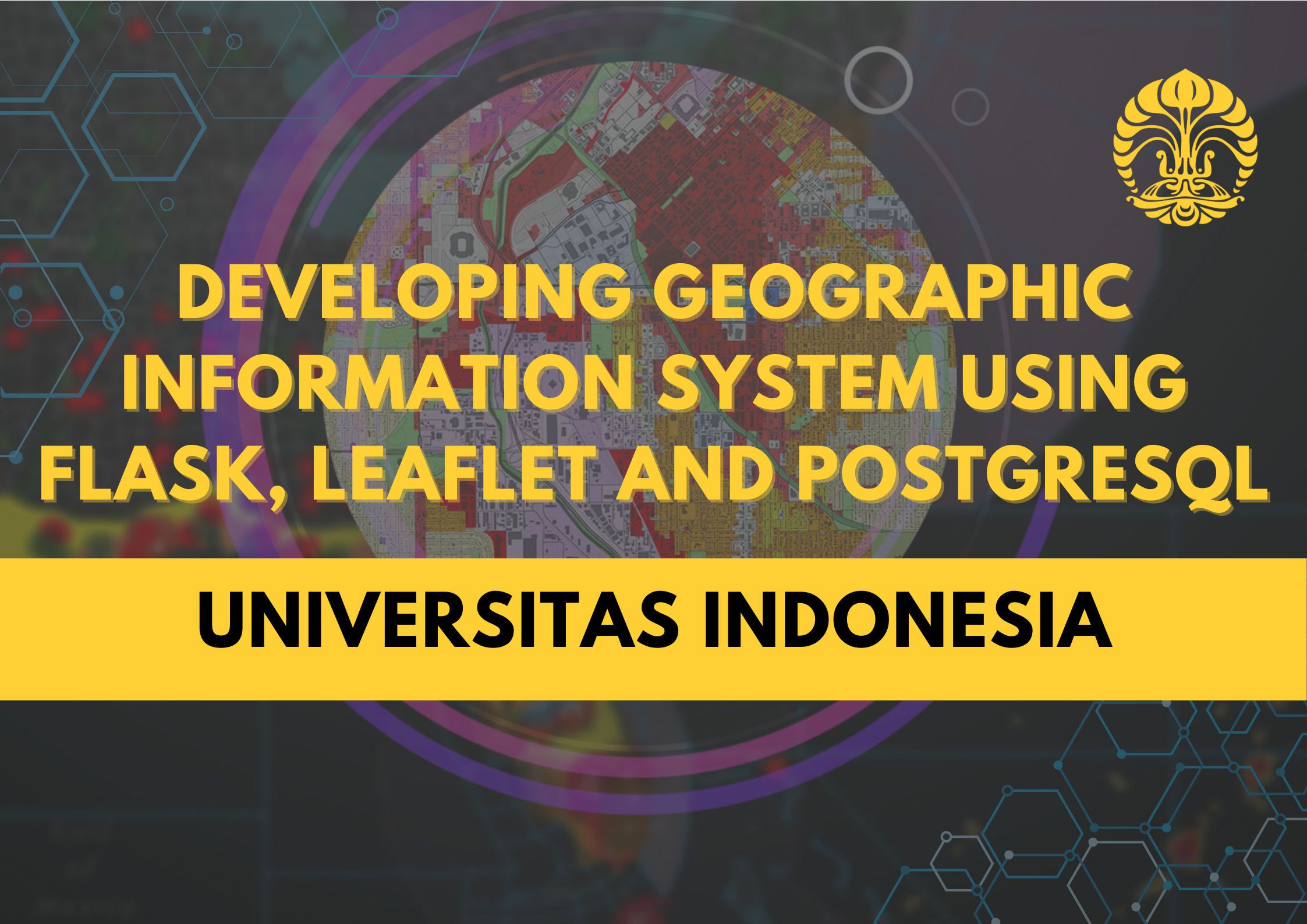 Developing Geographic Information System using Flask, Leaflet and PostgreSQL MOOC000479