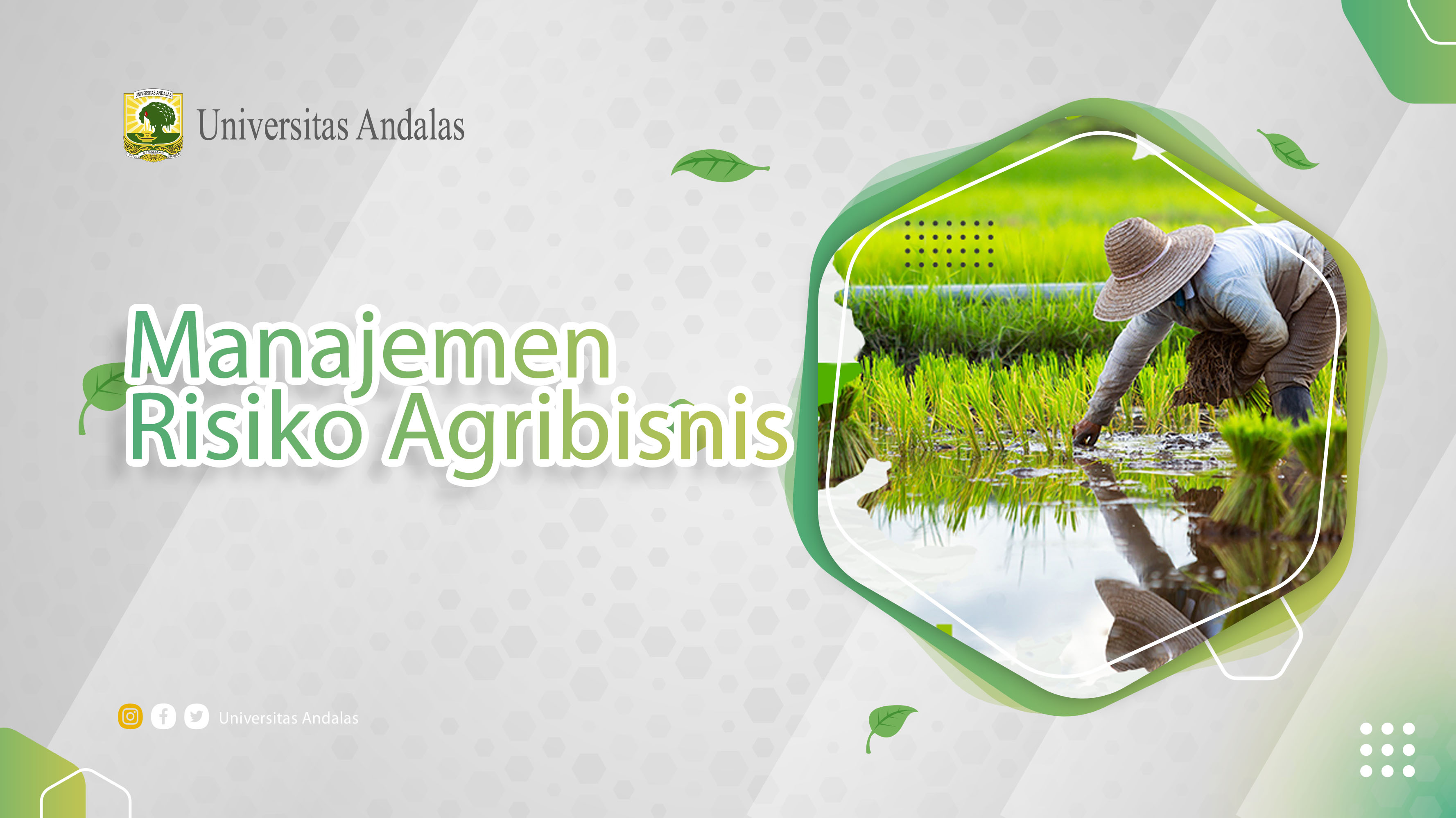 Manajemen Risiko Agribisnis Unandx-2202