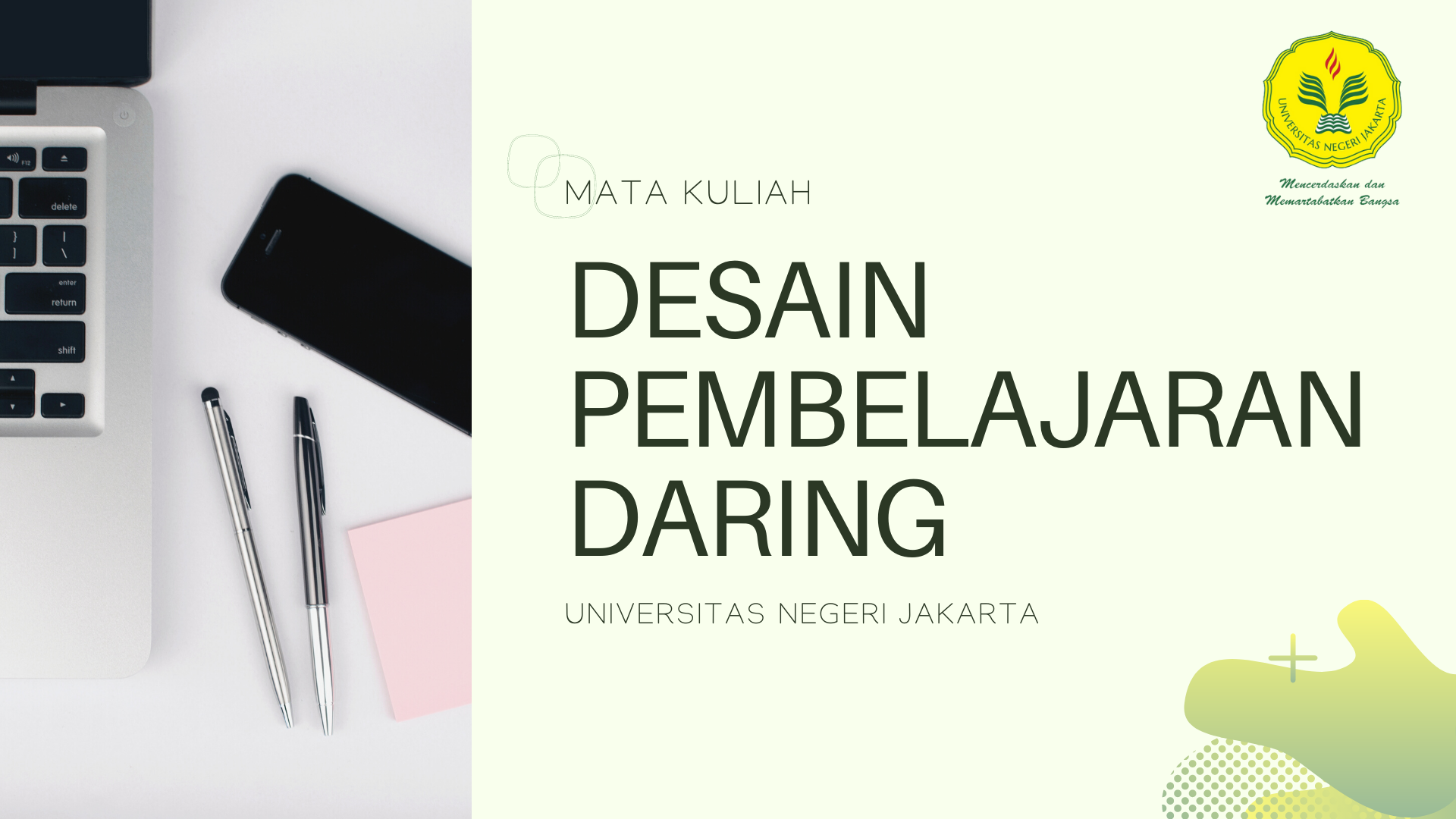 Designing E-learning (Desain Pembelajaran Daring) 99018123/001037793001