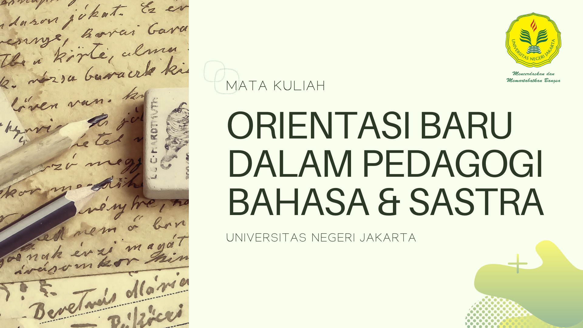 Orientasi Baru dalam Pedagogi Bahasa & Sastra 99069183/001037792012