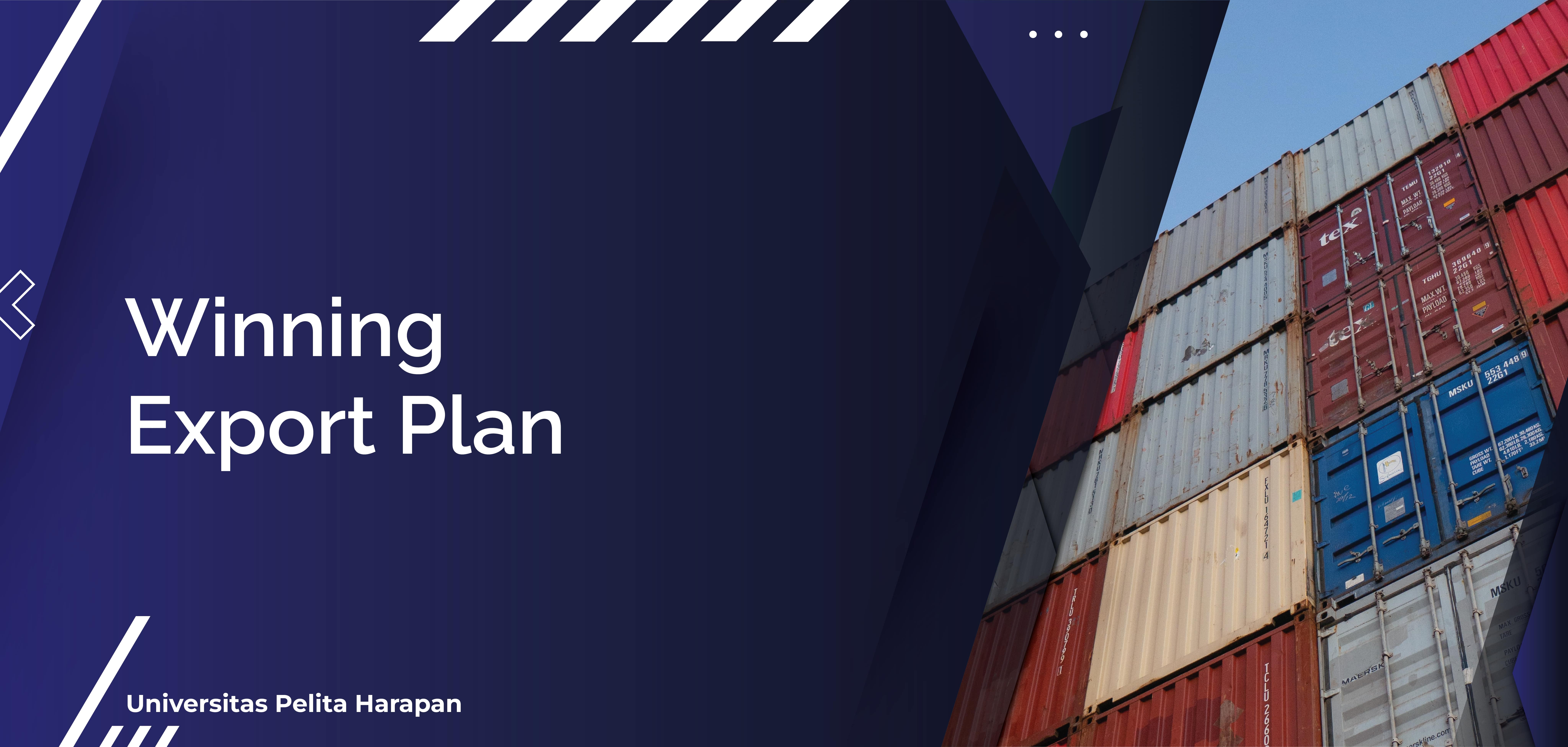 Winning Export Plan MGT97739