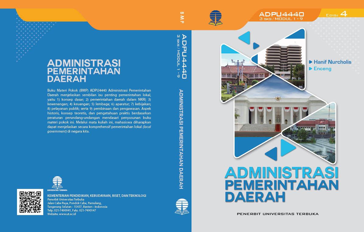 Administrasi Pemerintahan Daerah ADPU4440/001031592003