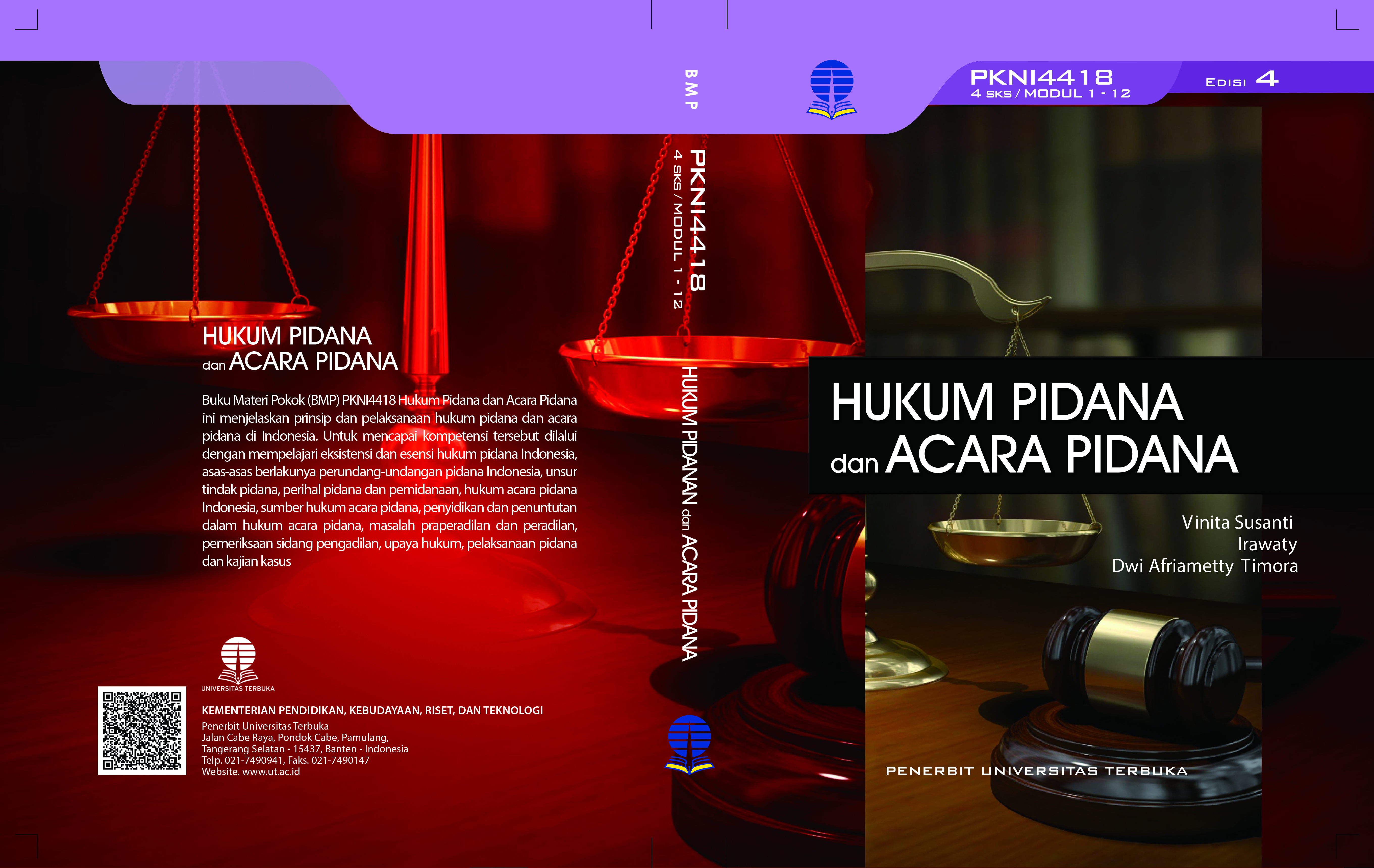 Hukum Pidana dan Acara Pidana PKNI4418/001031592008
