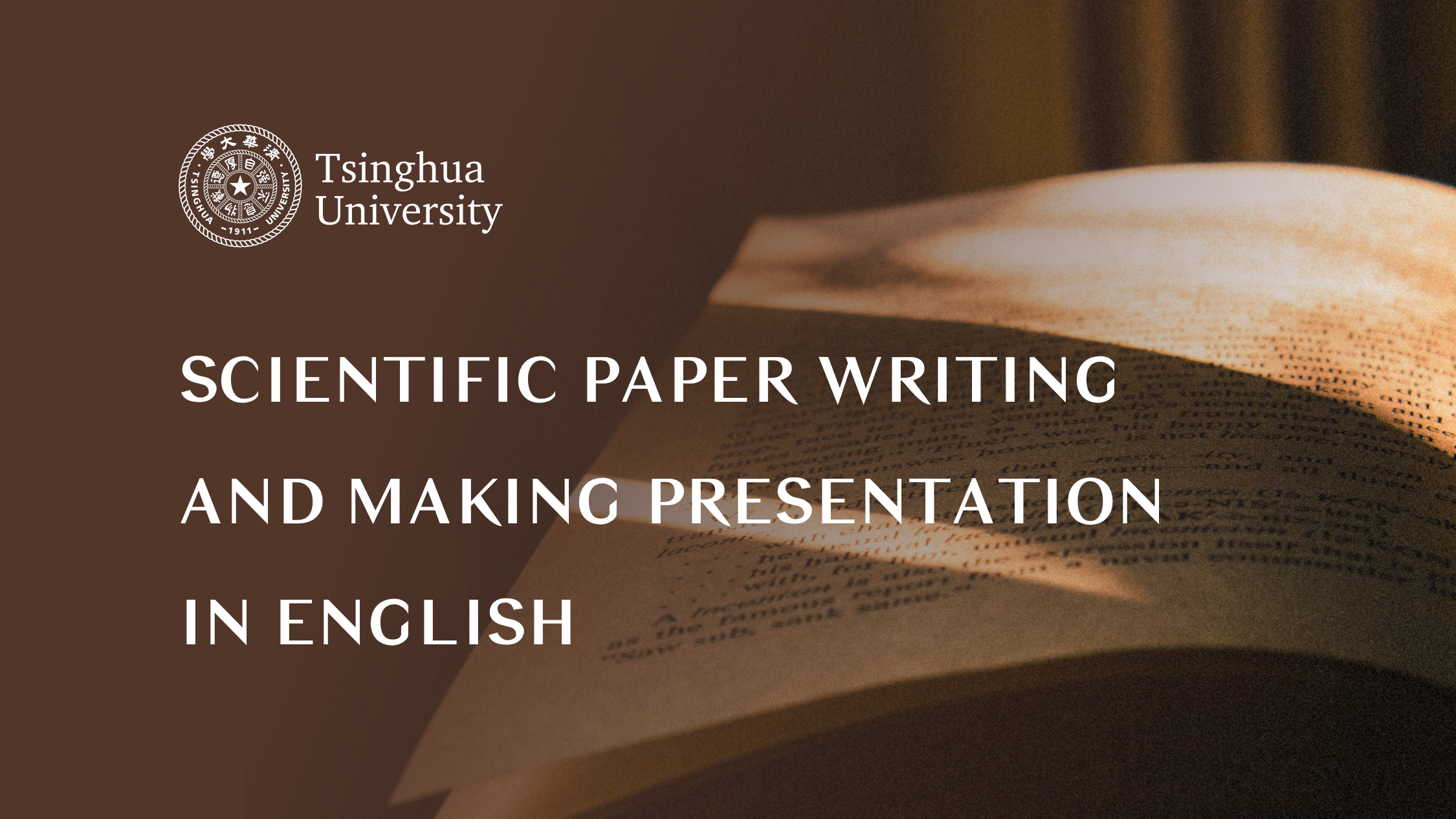 Writing, Presenting and Submitting Scientific Papers in English | 英文科技论文写作与学术报告 TH-SPWMPE
