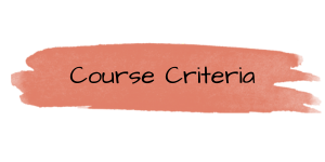 Criteria