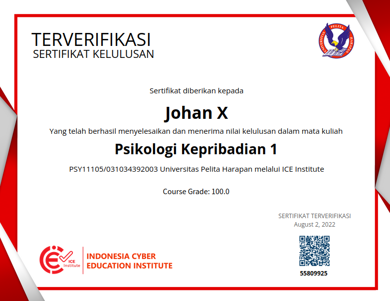 certificate ice institute